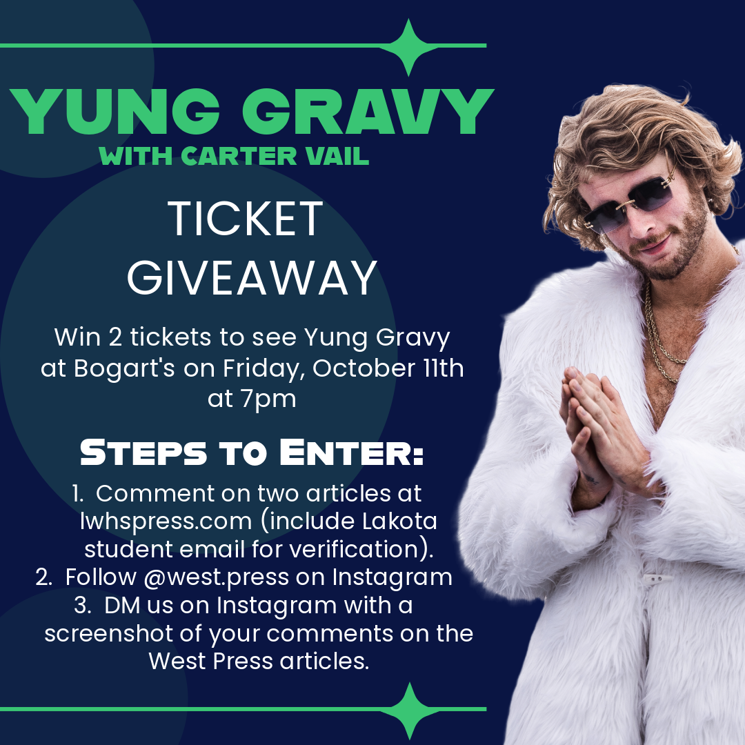 Win tickets to see YUNG GRAVY with Carter Vail at Bogart's