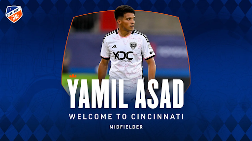 FC Cincinnati Acquire Yamil Asad